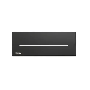 ESTANTE RECTANGULAR NEGRO MATE LÍNEA PARA APLICAR